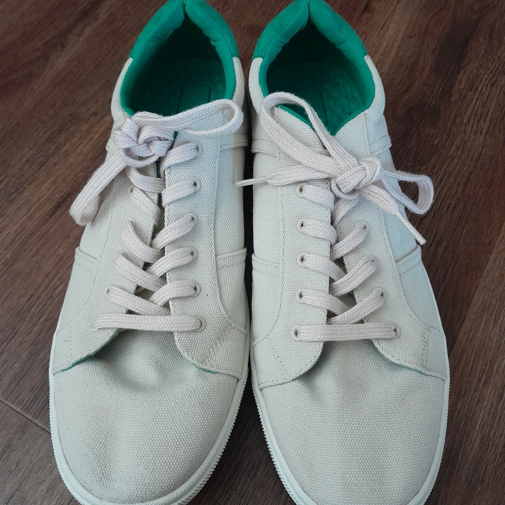 Tom's mens leandro birch green canvases classic lace